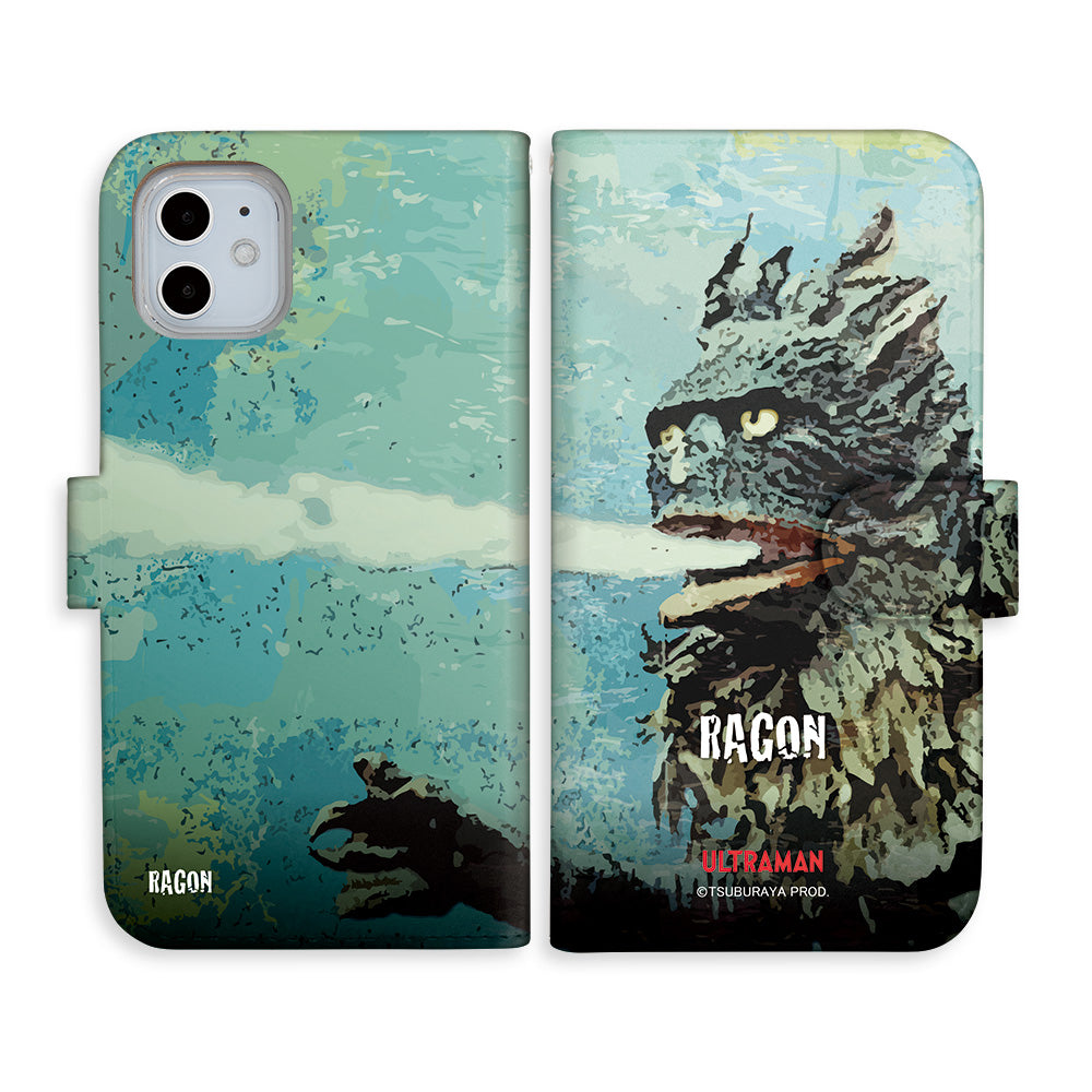ウルトラマン スマホケース ラゴン ウルトラ怪獣 graphic 手帳型ケース
