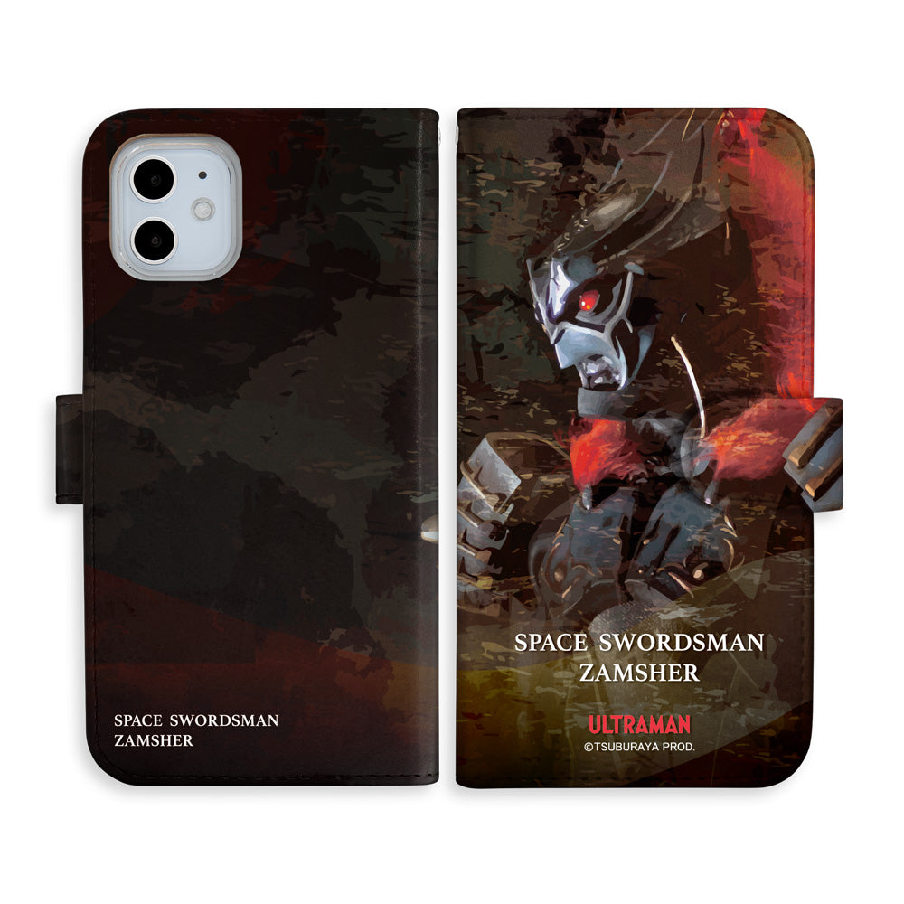 ウルトラマン スマホケース graphic ザムシャー 手帳型ケース 全機種