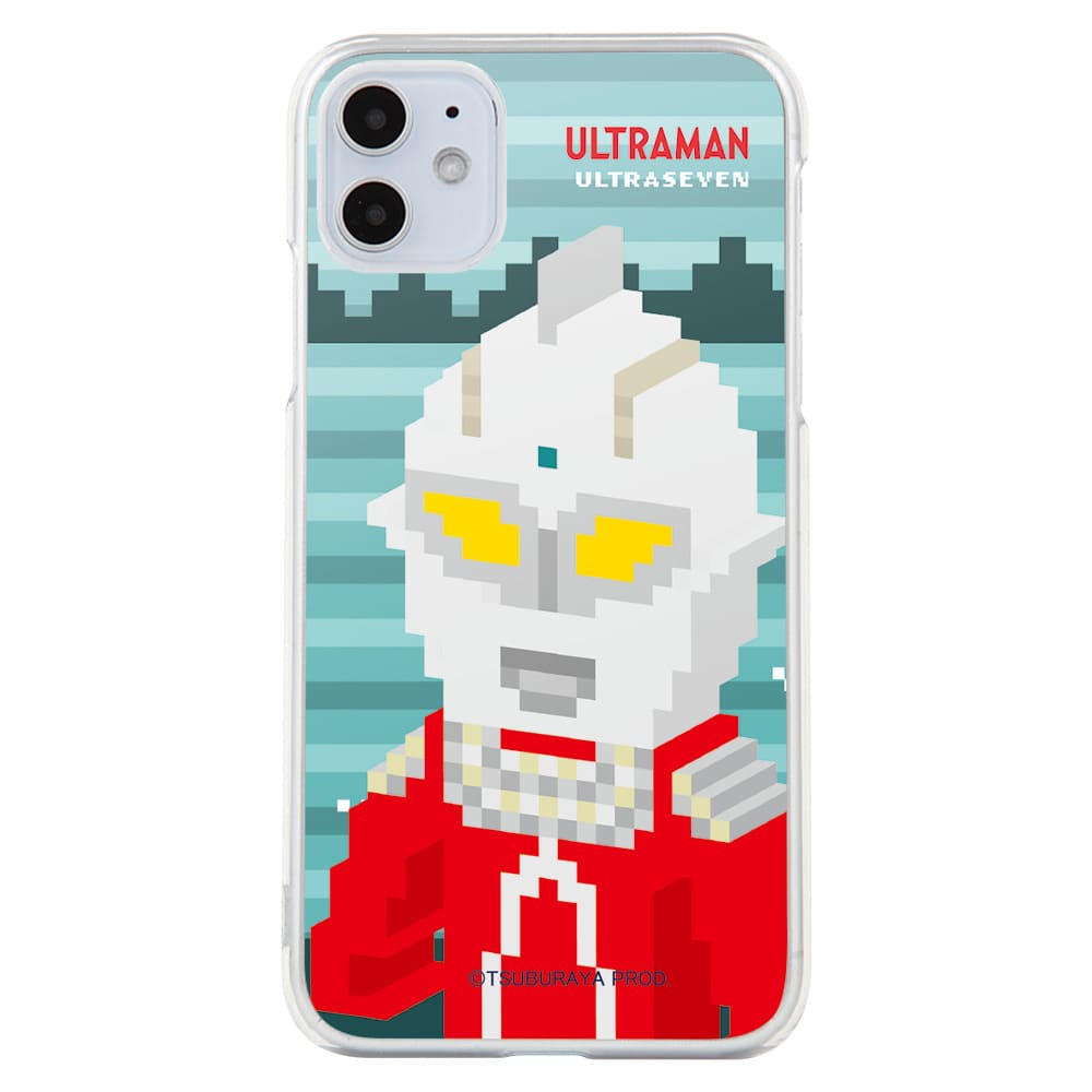ウルトラマン iPhoneケース ウルトラセブン dot ハードケース クリア