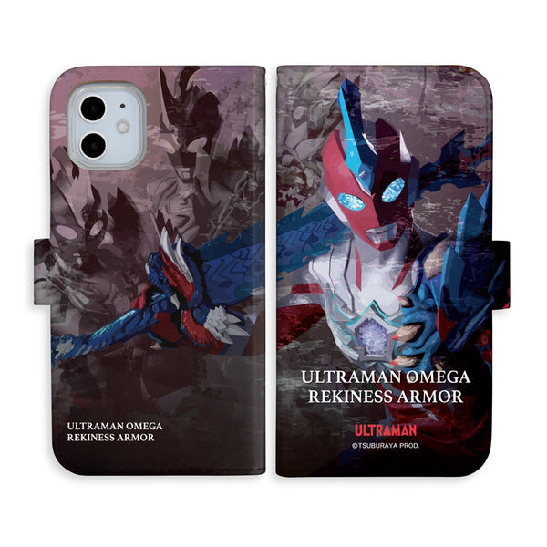 ウルトラマン スマホケース ウルトラマンオメガ レキネスアーマー 2  graphic 手帳型ケース ULTRAMAN