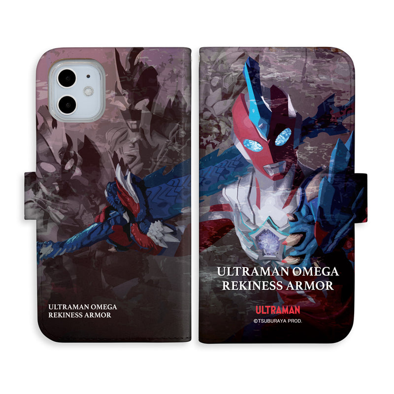 ウルトラマン スマホケース ウルトラマンオメガ レキネスアーマー 2  graphic 手帳型ケース ULTRAMAN