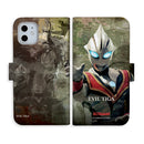ウルトラマン スマホケース イーヴィルティガ ダークネスヒールズ graphic 手帳型ケース ULTRAMAN iPhone Android 全機種対応