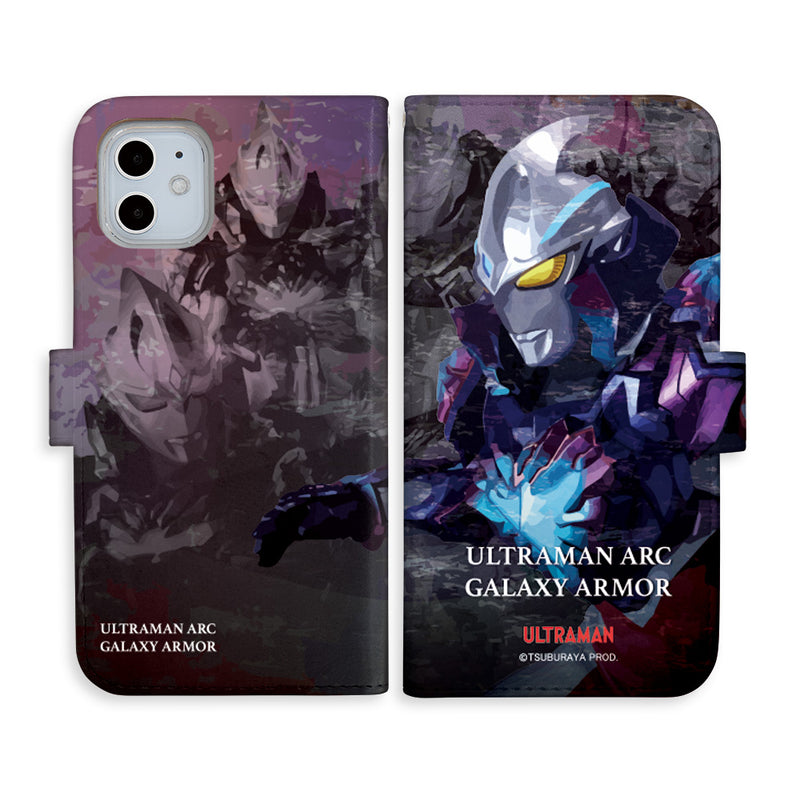 ウルトラマン スマホケース ウルトラマンアークギャラクシーアーマー グラフィックデザイン graphic 手帳型ケース ULTRAMAN iPhone Android 全機種対応