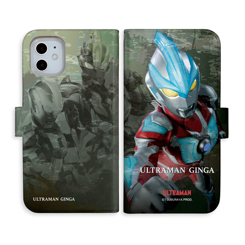 ウルトラマン スマホケース ウルトラマン ギンガ ニュージェネレーションウルトラマン グラフィックデザイン graphic 手帳型ケース ULTRAMAN iPhone Android 全機種対応