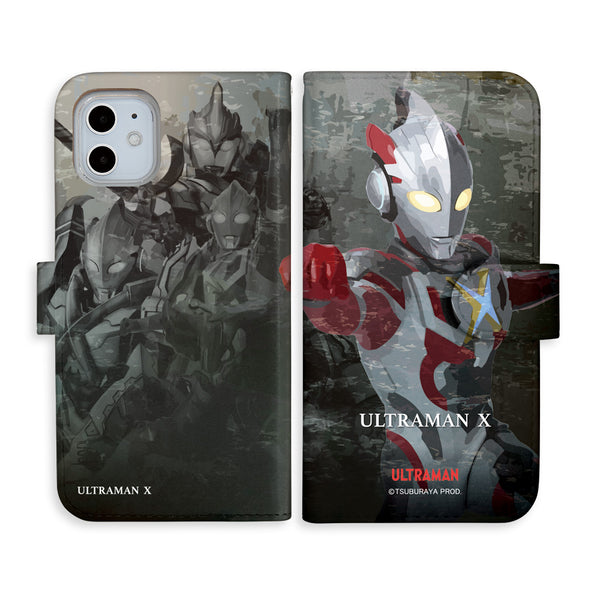 ウルトラマン スマホケース ウルトラマン X ニュージェネレーションウルトラマン グラフィックデザイン graphic 手帳型ケース ULTRAMAN iPhone Android 全機種対応