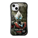 ウルトラマン スマホケース イーヴィルティガ ダークネスヒールズ graphic グリップバンパーケース 耐衝撃 ULTRAMAN iPhoneケース