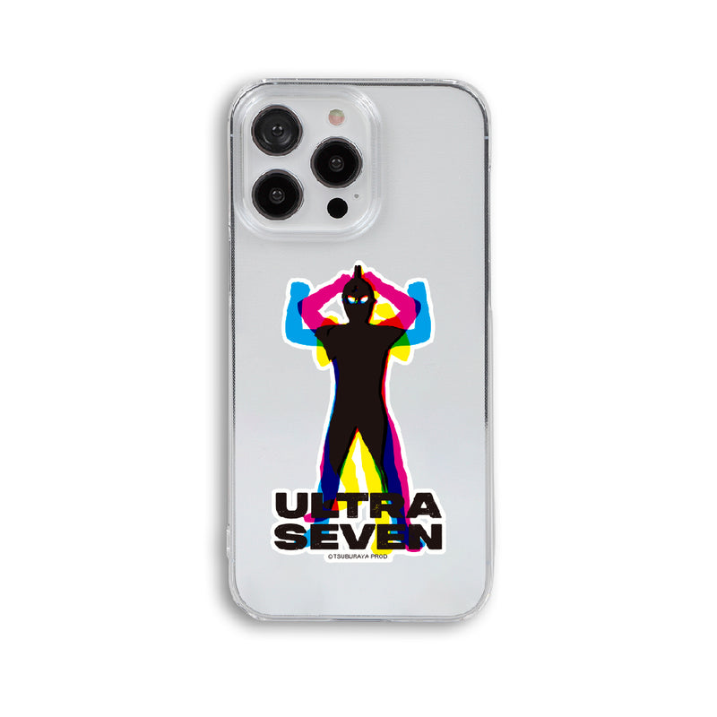 ウルトラマン スマホケース ウルトラセブン2 RGBシルエット rgb ハードケース ULTRAMAN