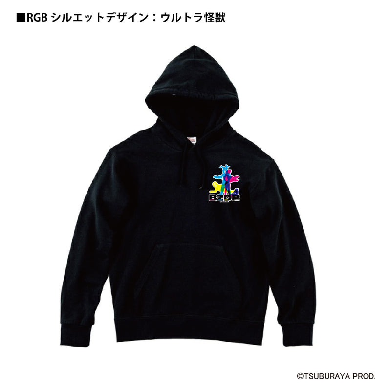 ウルトラマン パーカー ウルトラ怪獣（白） RGBシルエット rgb ホワイト ブラック 杢グレー ULTRAMAN