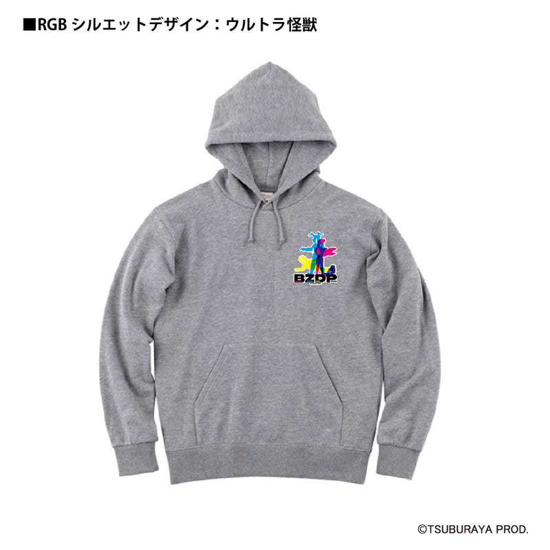 ウルトラマン パーカー ウルトラ怪獣（白） RGBシルエット rgb ホワイト ブラック 杢グレー ULTRAMAN