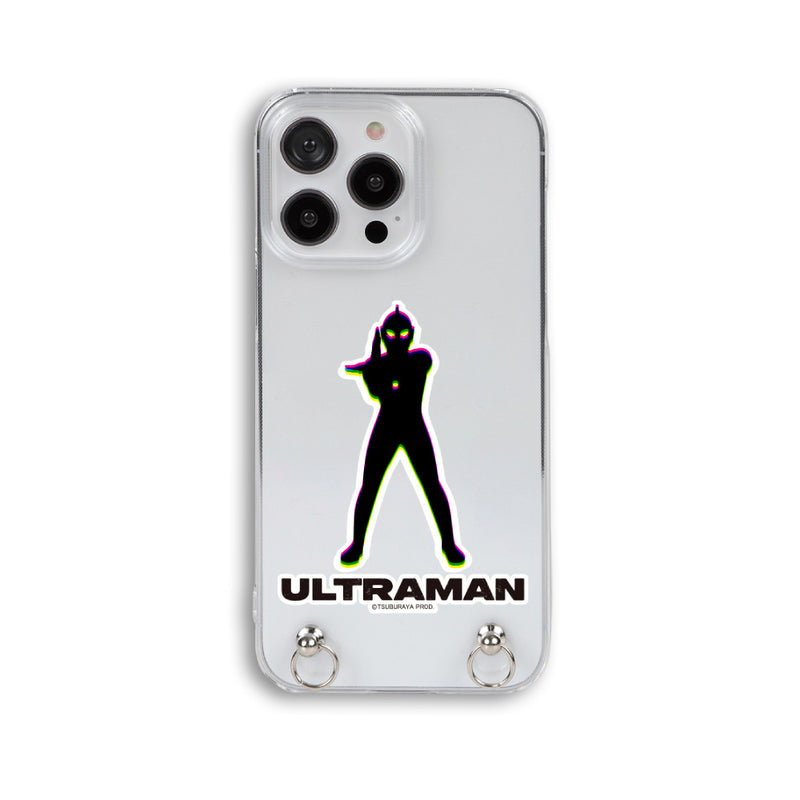 ウルトラマン スマホケース ウルトラマン RGBシルエット rgb ストラップホルダーケース ULTRAMAN