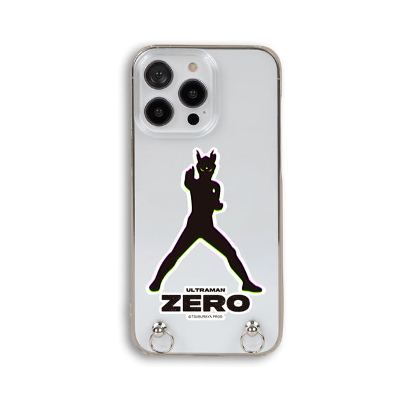 ウルトラマン スマホケース ウルトラマンゼロ RGBシルエット rgb ストラップホルダーケース ULTRAMAN