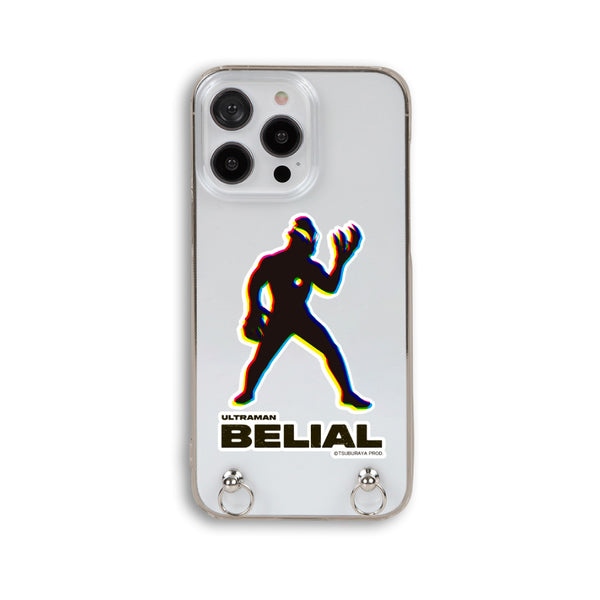 ウルトラマン スマホケース ウルトラマンベリアル RGBシルエット rgb ストラップホルダーケース ULTRAMAN