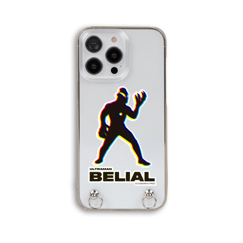 ウルトラマン スマホケース ウルトラマンベリアル RGBシルエット rgb ストラップホルダーケース ULTRAMAN