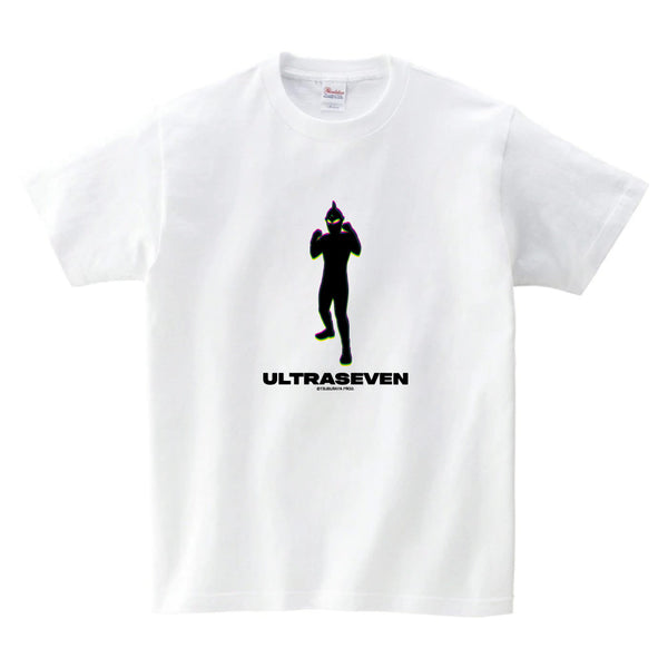 ウルトラマン Tシャツ ウルトラセブン1 RGBシルエット rgb フロントデザイン ホワイト ブラック ULTRAMAN