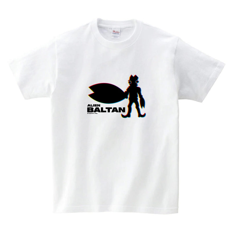 ウルトラマン Tシャツ バルタン星人2 RGBシルエット rgb フロントデザイン ホワイト ブラック ULTRAMAN