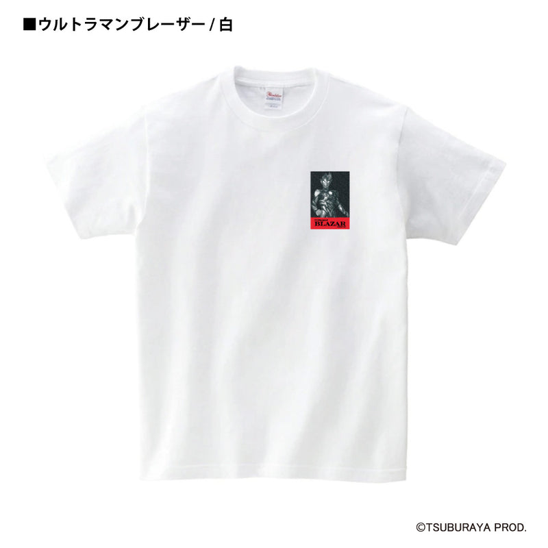 ウルトラマン Tシャツ ウルトラマン ブレーザー mono-wave ワンポイントデザイン ホワイト ブラック ULTRAMAN