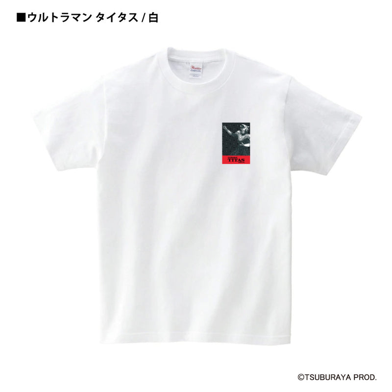 ウルトラマン Tシャツ ウルトラマン タイタス mono-wave ワンポイントデザイン ホワイト ブラック ULTRAMAN