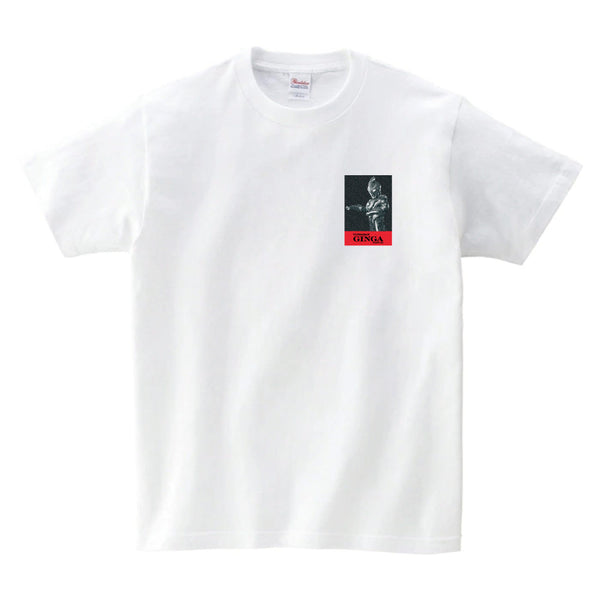 ウルトラマン Tシャツ ウルトラマン ギンガ mono-wave ワンポイントデザイン ホワイト ブラック ULTRAMAN