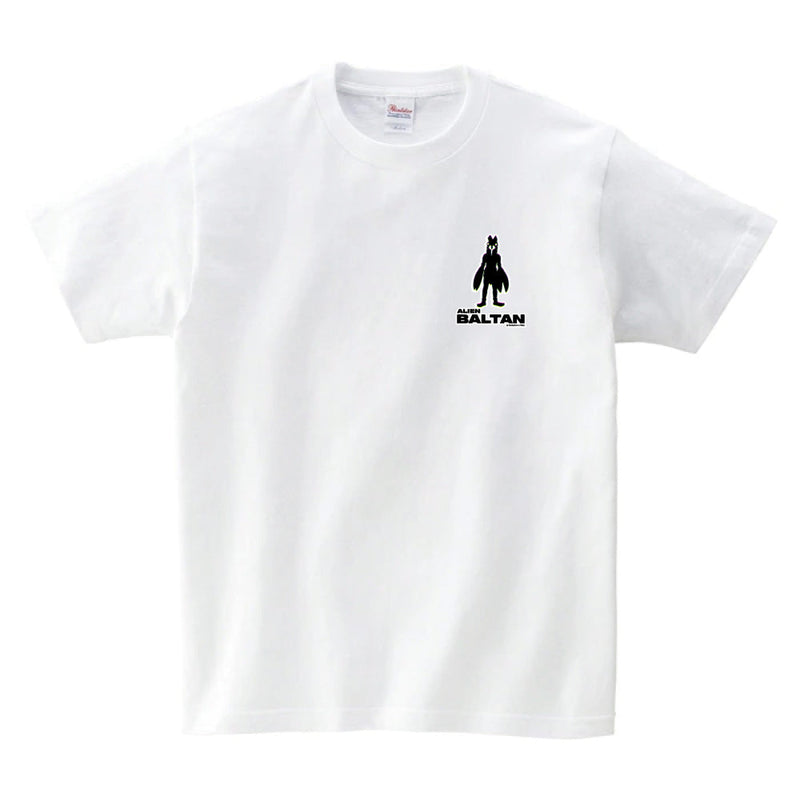 ウルトラマン Tシャツ バルタン星人1（白） RGBシルエット rgb ワンポイントデザイン ホワイト ブラック ULTRAMAN