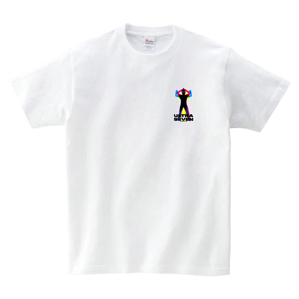 ウルトラマン Tシャツ ウルトラセブン2 RGBシルエット rgb ワンポイントデザイン ホワイト ブラック ULTRAMAN