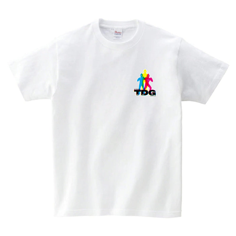 ウルトラマン Tシャツ ティガ･ダイナ･ガイア（白） RGBシルエット rgb ワンポイントデザイン ホワイト ブラック ULTRAMAN