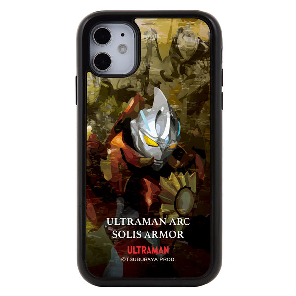 ウルトラマン スマホケース ウルトラマンアークソリスアーマー グラフィックデザイン graphic パネルケース ULTRAMAN iPhoneケース