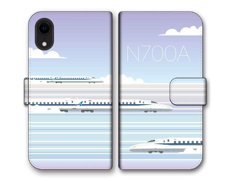 新幹線 N700A 300系 923形 0系 L0系 JR東海 JR西日本 手帳型 スマホ ケース イラストデザイン iPhone Android 全機種対応 [jtd10014171]