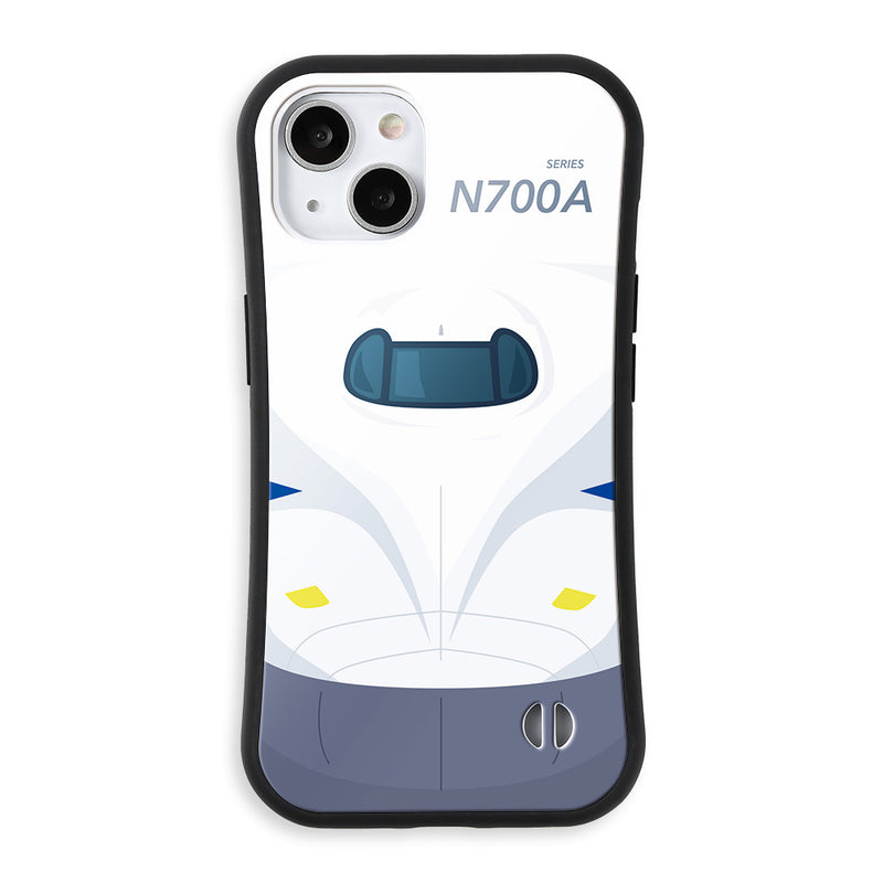 JR 新幹線 N700A 300系 923形 0系 L0系  耐衝撃 スマホケース グリップバンパー フェイスデザイン iPhone JR東海 JR西日本 [jtgp10034141]