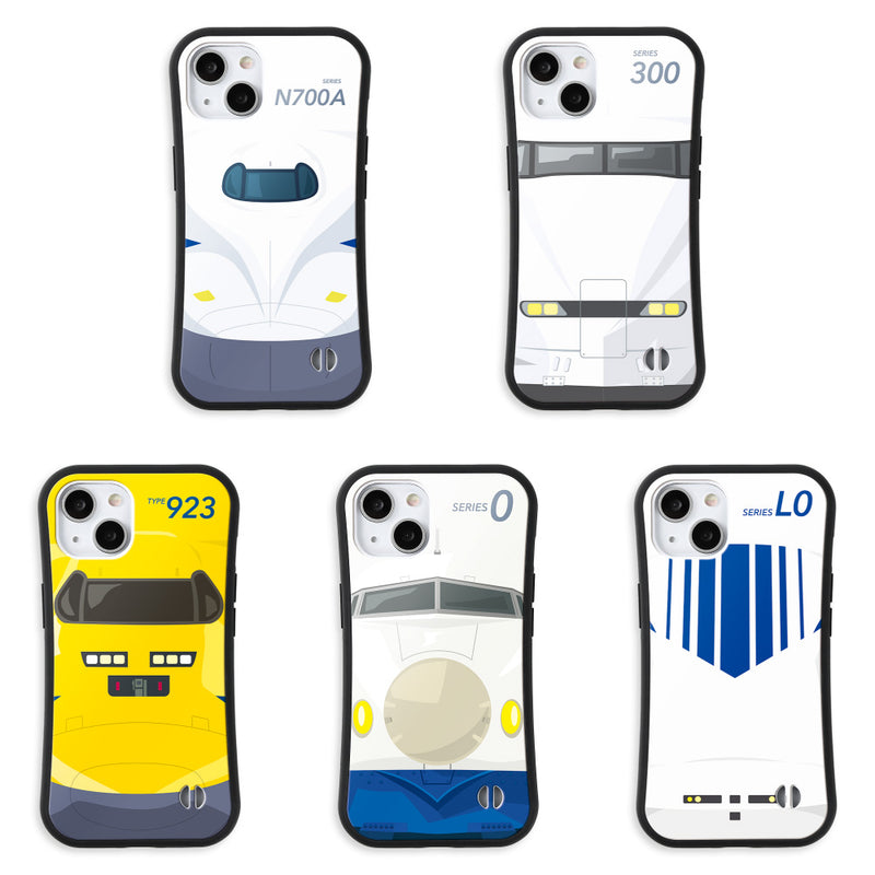 JR 新幹線 N700A 300系 923形 0系 L0系  耐衝撃 スマホケース グリップバンパー フェイスデザイン iPhone JR東海 JR西日本 [jtgp10034141]