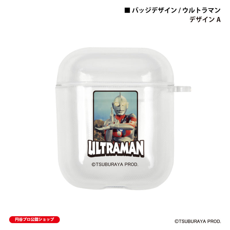 ウルトラマン AirPodsケース ウルトラマン badge ULTRAMAN 第1世代･第2世代 チャームストラップホルター付き [ulap61013131]