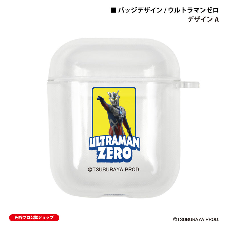 ウルトラマン AirPodsケース ウルトラマンゼロ badge ULTRAMAN 第1世代･第2世代 チャームストラップホルター付き [ulap61063131]