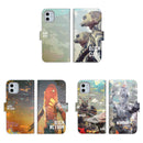 ウルトラマン スマホケース  ガッツ星人 メトロン星人 カプセル怪獣 ウルトラ怪獣 手帳型 全機種対応 [uld70053171]