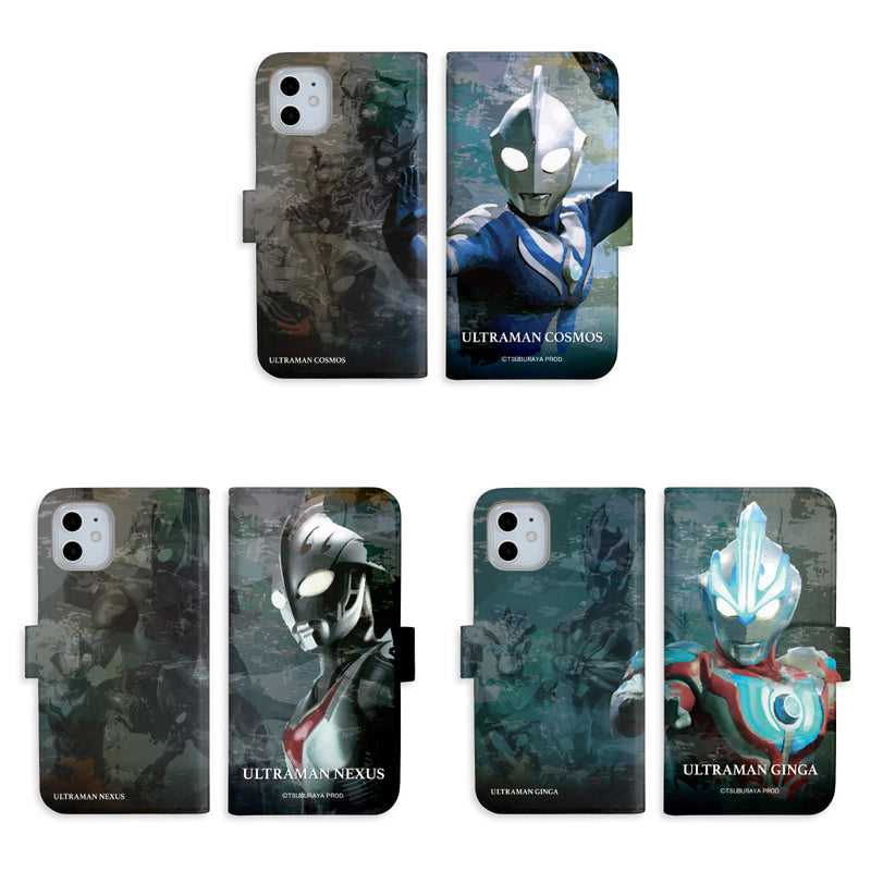 ULTRAMAN ウルトラマンコスモス ネクサス ギンガ graphic 手帳型ケース 全機種対応 [uld90073171]