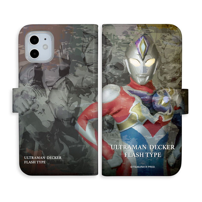 ウルトラマン スマホケース graphic ウルトラマン デッカー フラッシュ 手帳型ケース 全機種対応 ULTRAMAN [uld95013171]