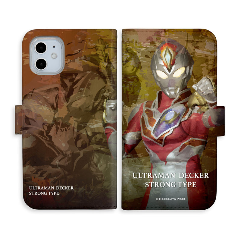 ウルトラマン スマホケース graphic ウルトラマン デッカー ストロング 手帳型ケース 全機種対応 ULTRAMAN [uld95023171]