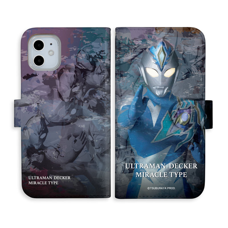 ウルトラマン スマホケース graphic ウルトラマン デッカー ミラクル 手帳型ケース 全機種対応 ULTRAMAN [uld95033171]