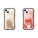 ULTRAMAN iPhoneケース ブースカ バルタン星人 ダダ ゴモラ ピグモン 怪獣キャラ グリップバンパーケース 耐衝撃 [ulgp21023141]