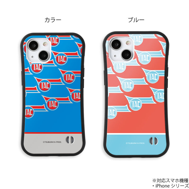 ウルトラマン iPhoneケース TAC 超獣攻撃隊  ウルトラマンエース ロゴデザイン グリップバンパーケース 耐衝撃 [ulgp50283141]