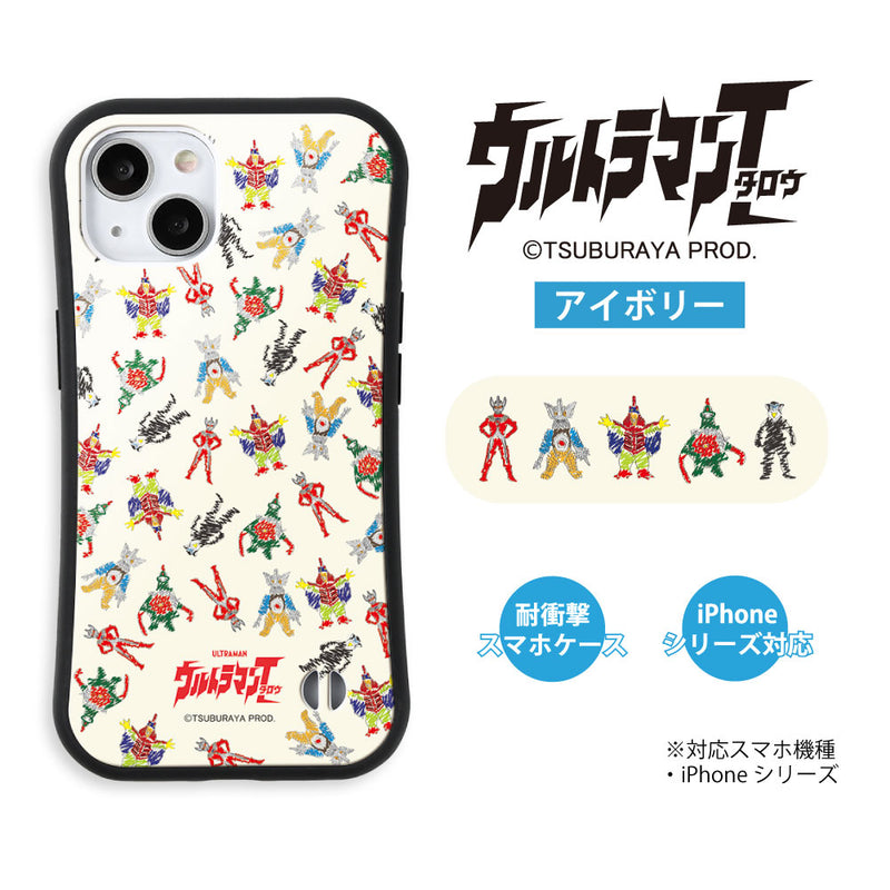 ULTRAMAN iPhoneケース ウルトラマンタロウ キャラクター カラー ウルキャラ グリップバンパーケース 耐衝撃 [ulgp60033141]