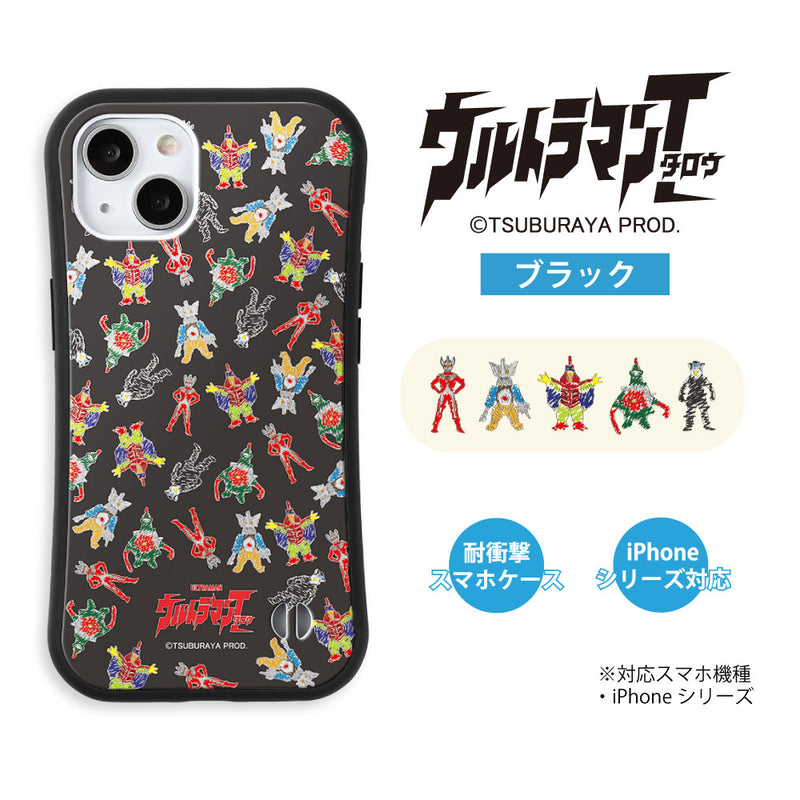 ULTRAMAN iPhoneケース ウルトラマンタロウ キャラクター カラー ウルキャラ グリップバンパーケース 耐衝撃 [ulgp60033141]