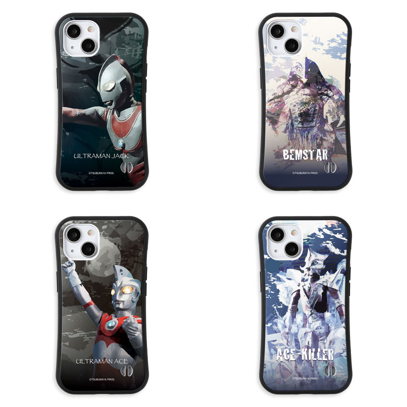 ウルトラマン iPhoneケース  ジャック エース ベムスター エースキラー  ウルトラ怪獣 グリップバンパーケース 耐衝撃 [ulgp70063341]