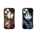 ULTRAMAN iPhoneケース ウルトラマンメビウス ウルトラマンヒカリ graphic グリップバンパーケース 耐衝撃 [ulgp90033141]
