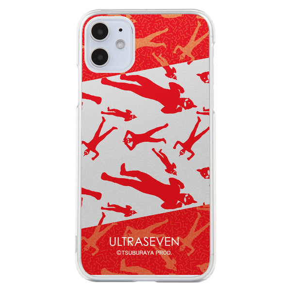 ウルトラマン スマホケース silhouette ウルトラセブン ハードケース クリア ULTRAMAN [ulh97023181]