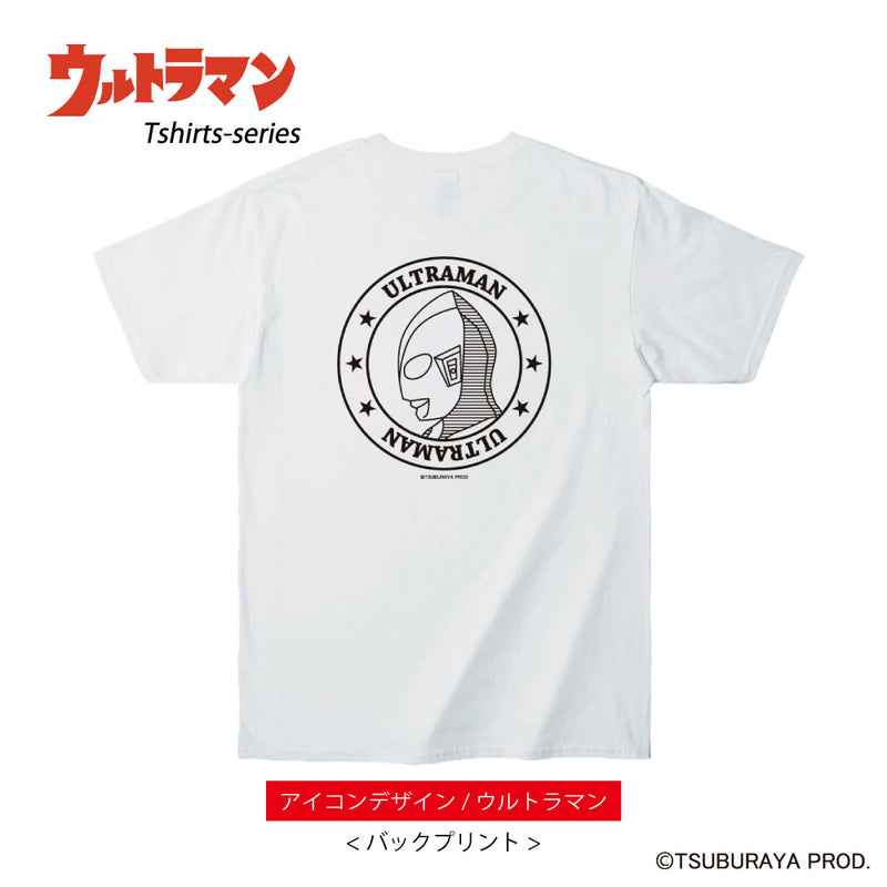 ULTRAMAN Tシャツ ウルトラマン セブン タロウ ジョーニアス アイコン バックプリント ホワイトTシャツ メンズ S ～ XXL [ult10013110]