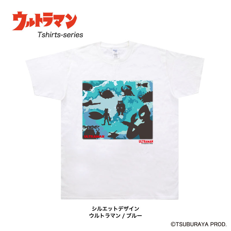 ULTRAMAN Tシャツ ウルトラマン ウルトラ怪獣 シルエット カラー ホワイトTシャツ S ～ XXL [ult50193110]