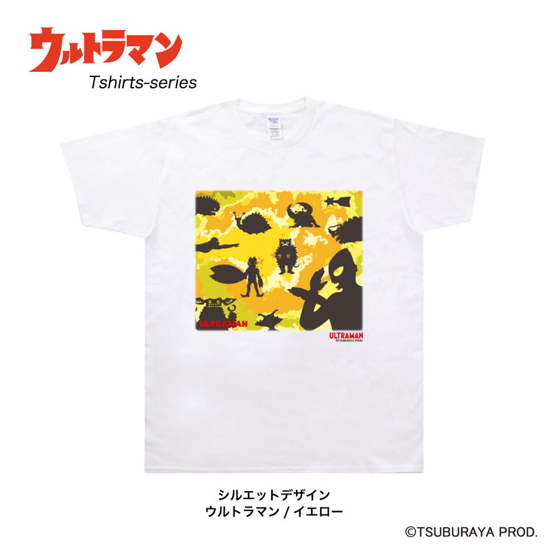 ULTRAMAN Tシャツ ウルトラマン ウルトラ怪獣 シルエット カラー ホワイトTシャツ S ～ XXL [ult50193110]