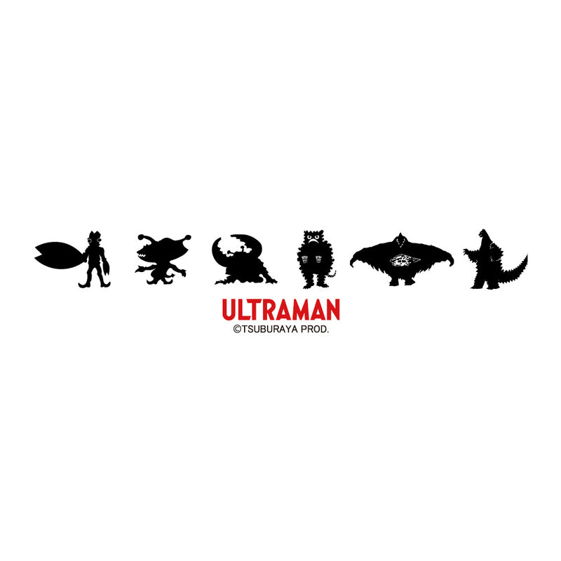 ULTRAMAN Tシャツ ウルトラ怪獣シルエット ウルトラ怪獣 シルエット ホワイトTシャツ メンズ S ～ XXL [ult8001]