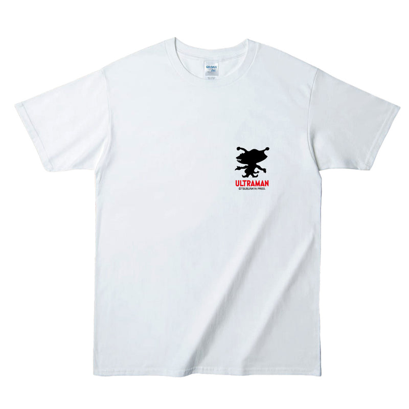 ULTRAMAN Tシャツ ウルトラ怪獣シルエット ウルトラ怪獣 シルエット ホワイトTシャツ メンズ S ～ XXL [ult8001]