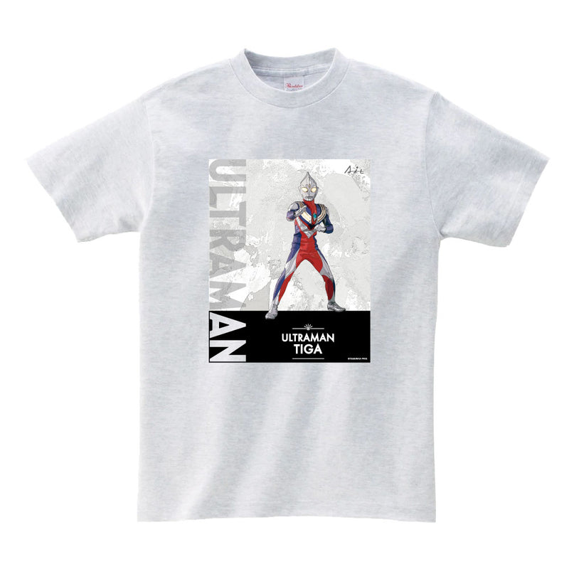 ウルトラマン Tシャツ ウルトラマンティガ ウルトラマンシリーズ all-ultra アッシュ ULTRAMAN メンズ S ～ XXL 杢グレー [ulta00233120]