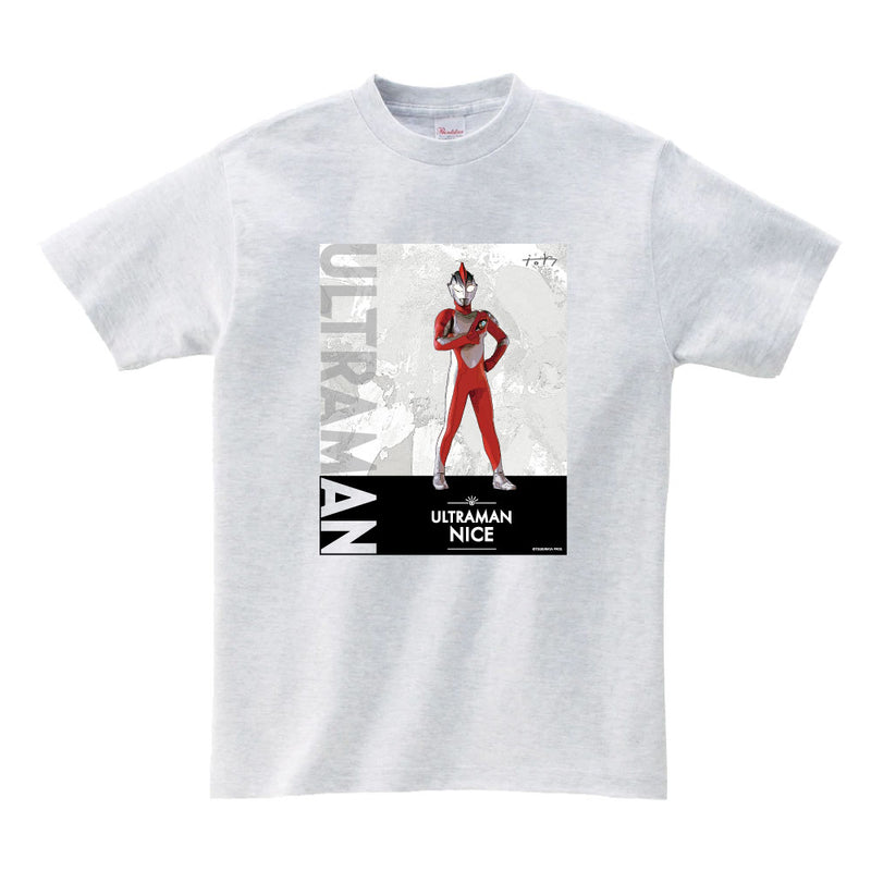 ウルトラマン Tシャツ ウルトラマンナイス ウルトラマンシリーズ all-ultra アッシュ ULTRAMAN メンズ S ～ XXL 杢グレー [ulta00273120]